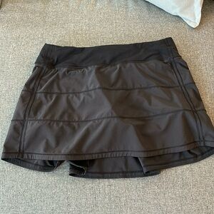 Black Lululemon skort, size 8
